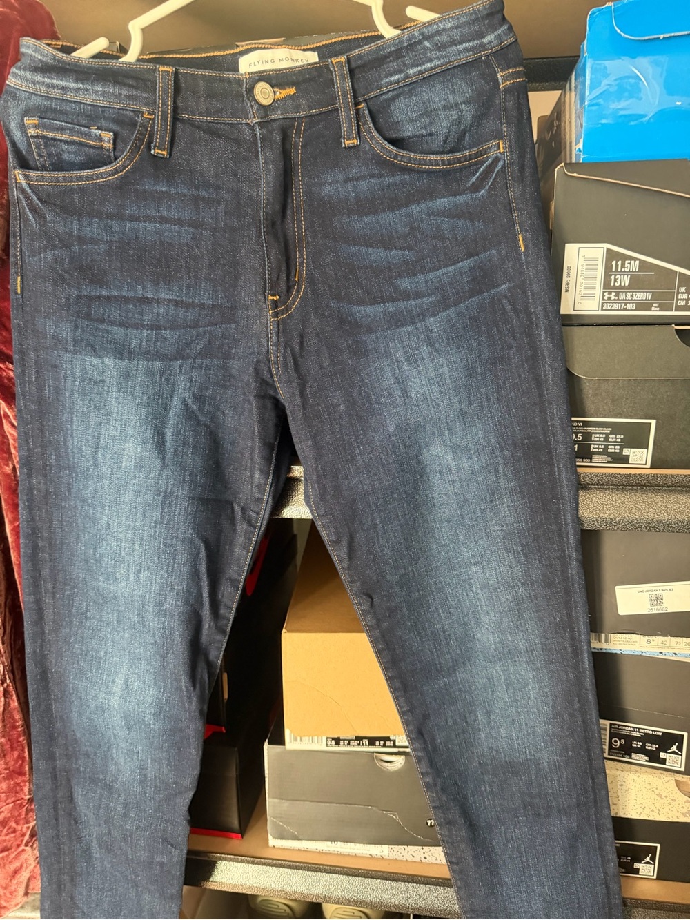Flying Monkey women’s Dark Blue Slim Jeans